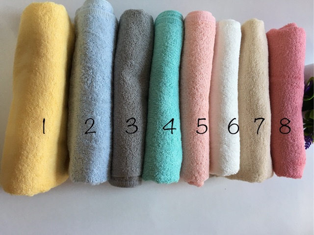 Cotton 35x75cm, khăn lau đầu hàng xuất dư
