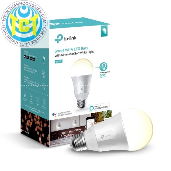 TP-LINK LB100 Bóng đèn LED Wi-Fi thông minh có thể điều chỉnh ánh sáng ( sáng vàng )