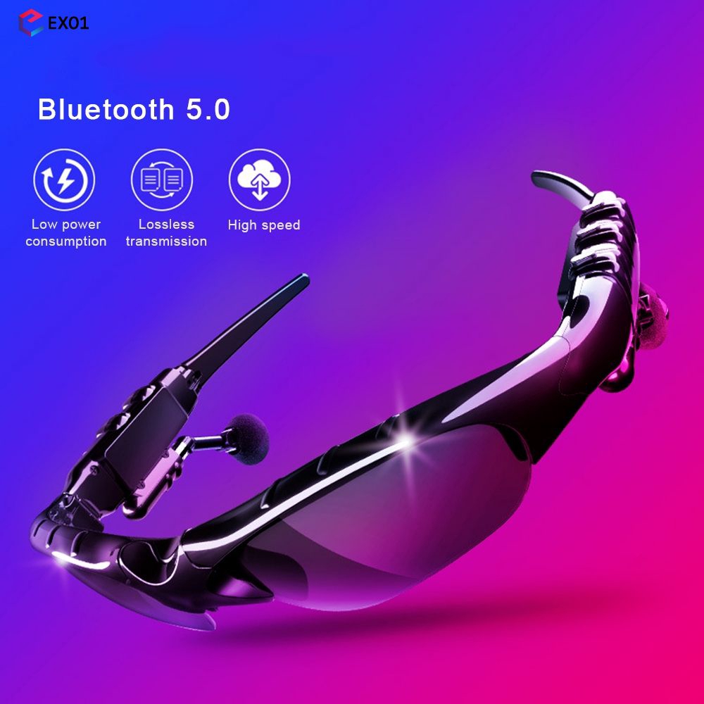 Fashion Sunglasses Bluetooth 5.0 Earphone Headset X8S Headphones Smart Glasses [EXO1]