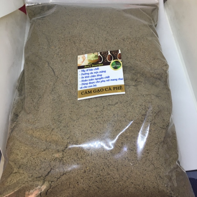 bột tắm handmade cám gạo cà phê tẩy tế bào chết 1kg | BigBuy360 - bigbuy360.vn