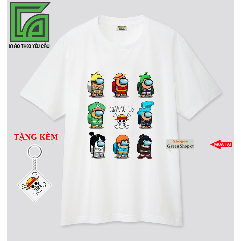 (NEW) Áo Thun Among Us One Piece Vải Cotton Thái S156