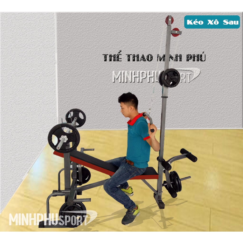 Ghế tập tạ đa năng MP-15 || Dụng cụ tập gym giá rẻ
