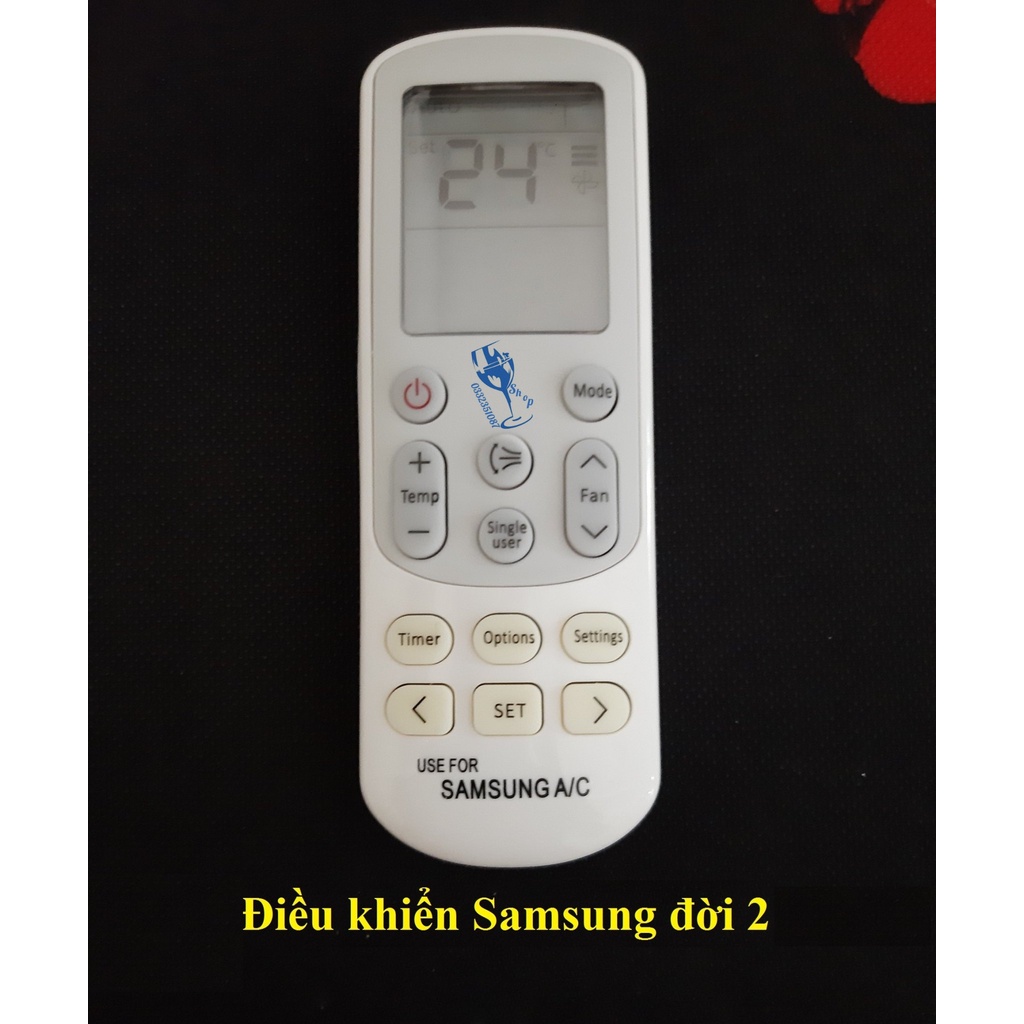 [Ảnh thật] điều khiển điều hòa SAmsung đời 2 shopgiadungluongyen