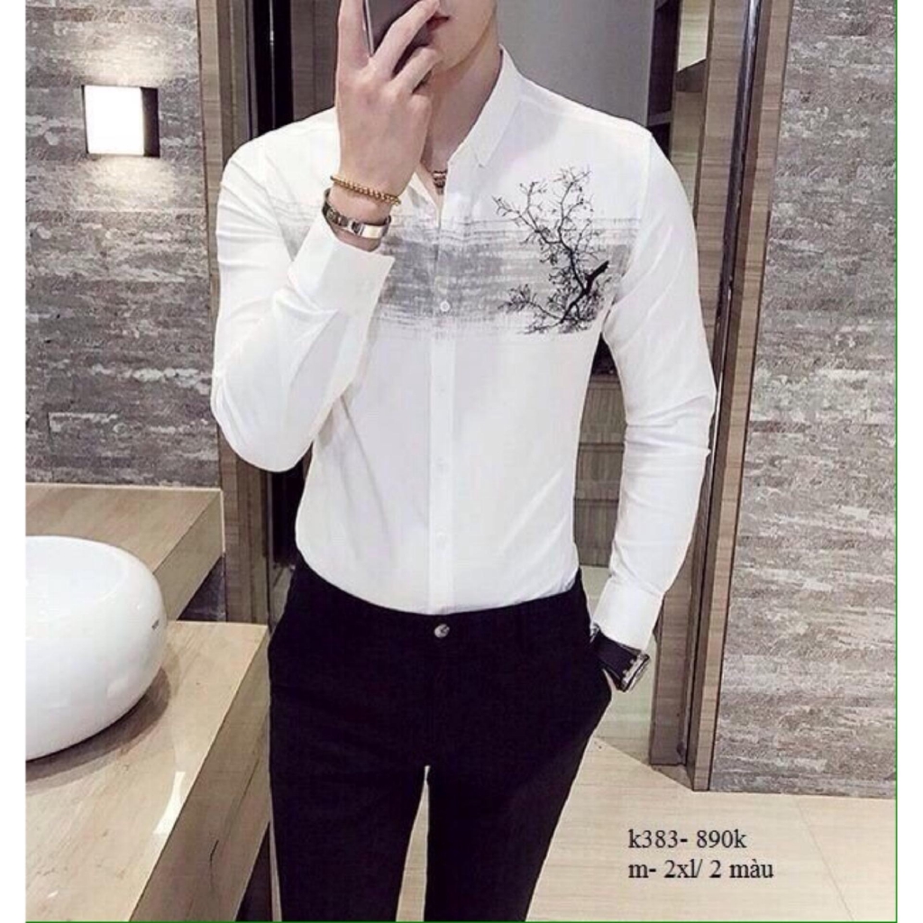 ÁO SƠ MI NAM CAO CẤP ĐẸP NHẤT (TRẮNG)