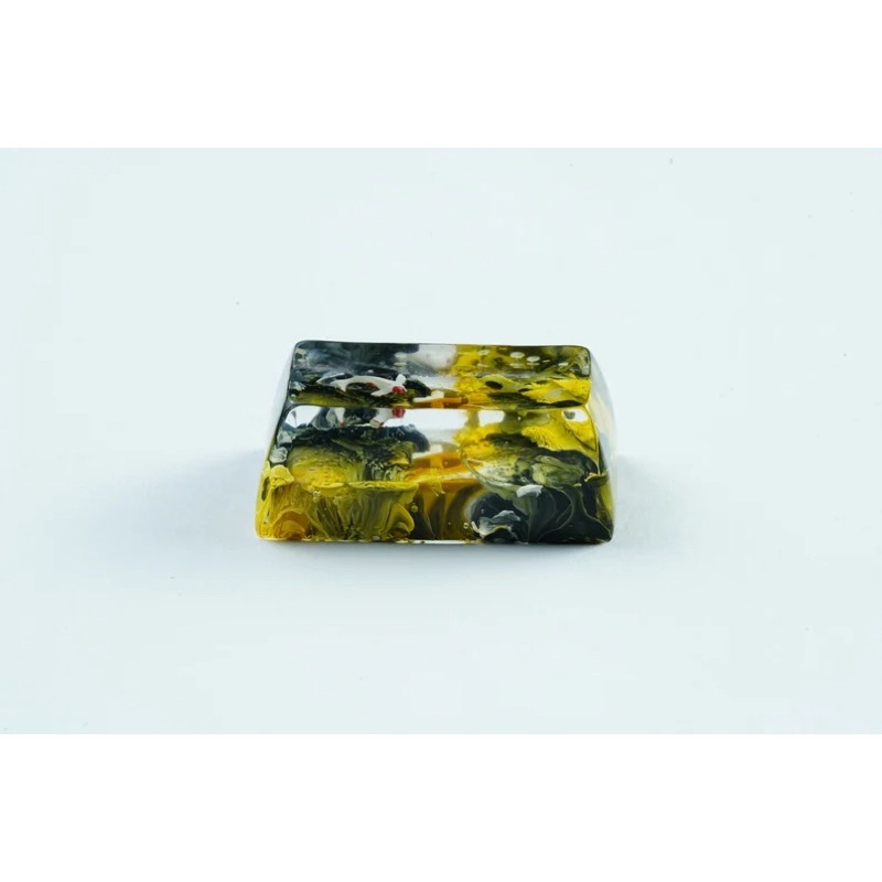 Nút bàn phím cơ Koi đen/vàng.Keycap resin.Keycap Arstian