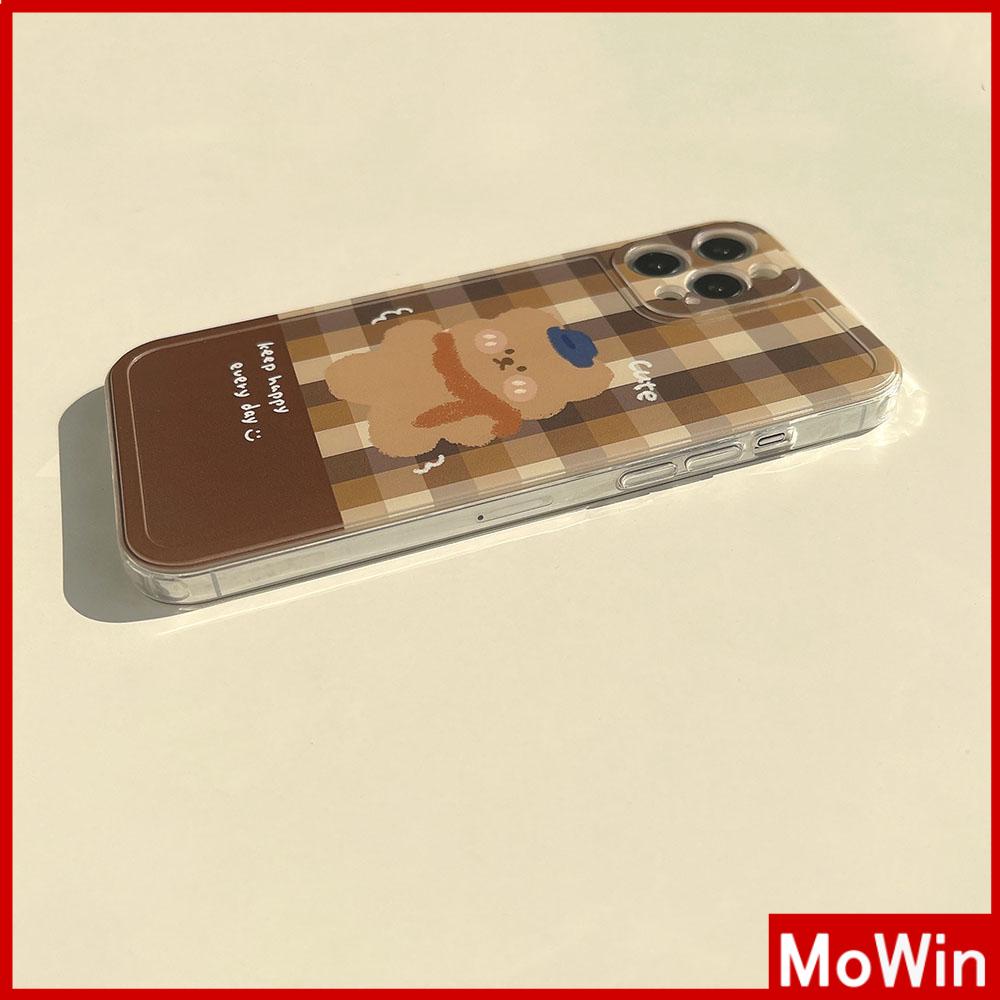 Ốp Điện Thoại Silicon Mềm Trong Suốt Chống Sốc In Hình Gấu Hoạt Hình Cho iPhone 13 Pro Max 12 Pro 11 7 Plus