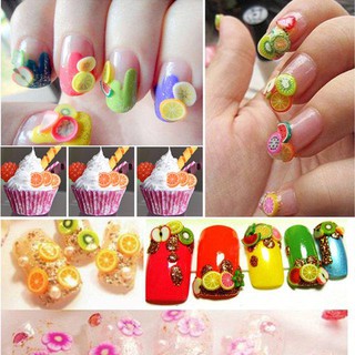 Trang trí móng - Đất Set Gắn Móng Trái Cây 12 Loại