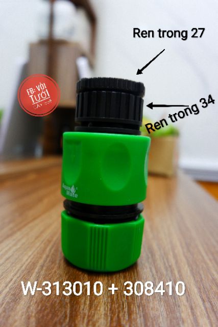 Khớp nối nhanh ống mềm siêu to khổng lồ 23-34 Aquamate