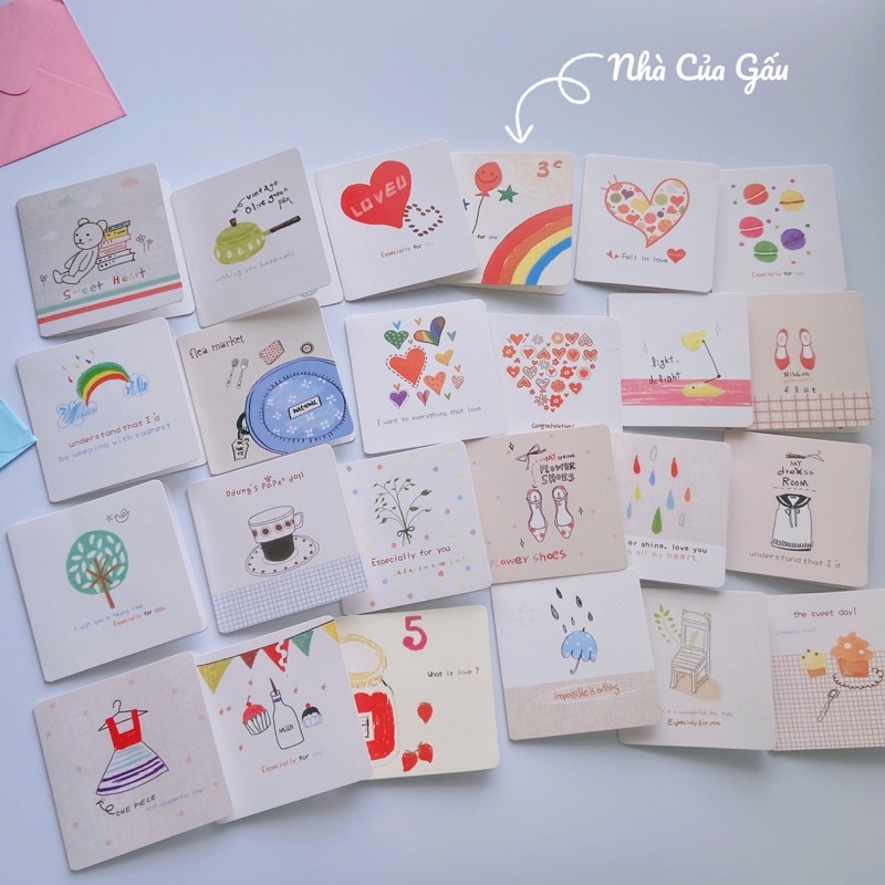 Thiệp chúc mừng sinh nhật xinh xỉu