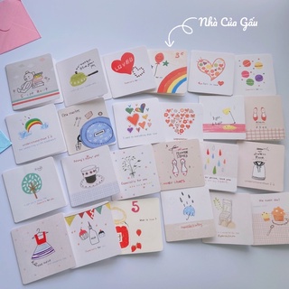 Thiệp chúc mừng sinh nhật xinh xỉu