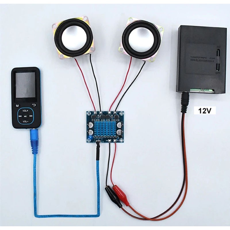 XH-A232 DC 8-26V 3A 30W + 30W 2.0 Kênh TPA3110 Bảng mạch khuếch đại công suất âm thanh nổi kỹ thuật số