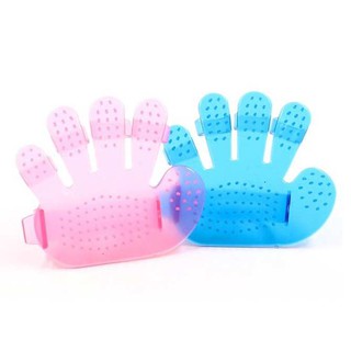 Găng Tay Nhựa Chải Lông Tắm & Massage Cho Chó Mèo
