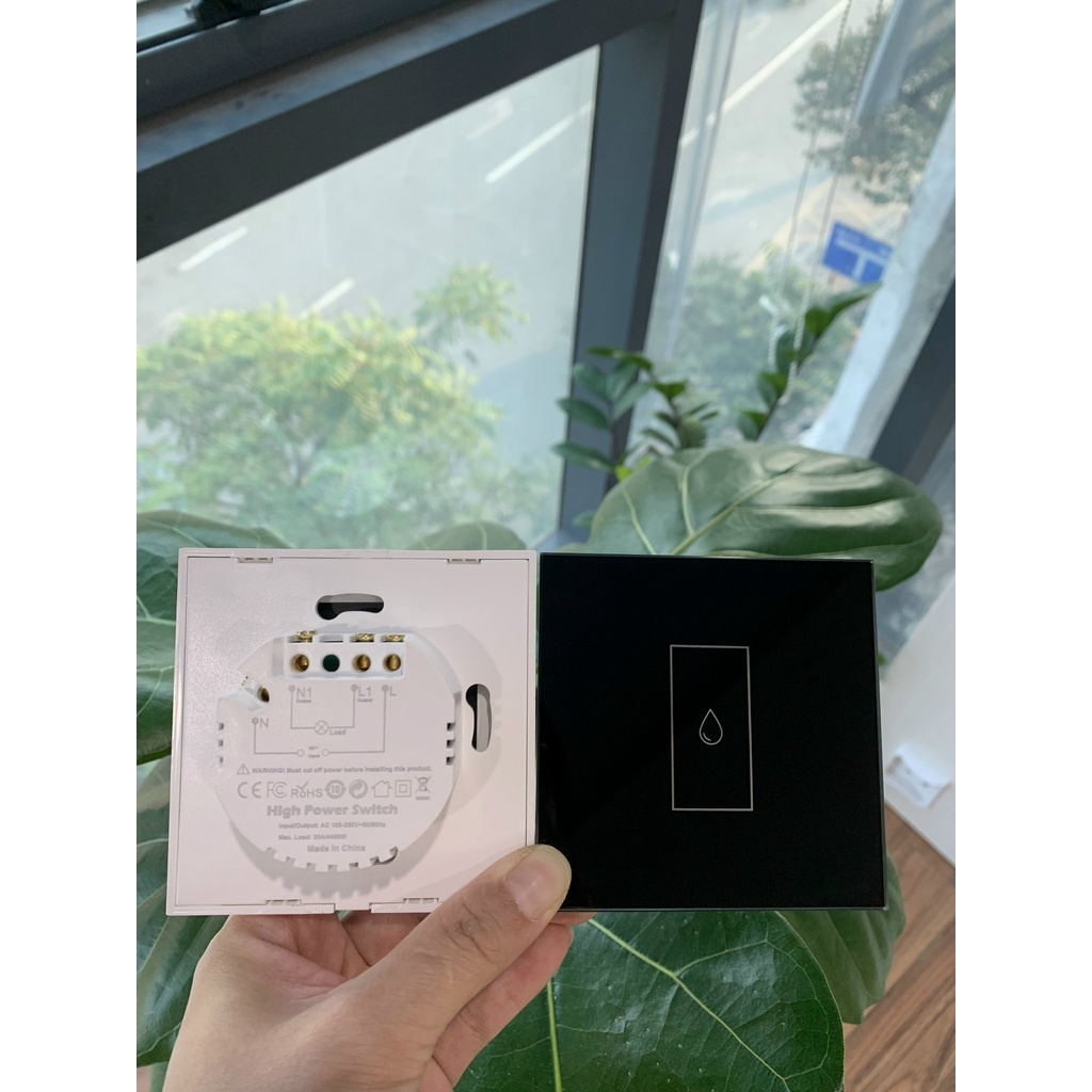 Công Tắc Điện Công Suất Cao Tuya Smart Kết Nối Wifi Hẹn Giờ Bật Tắt Điều Khiển Từ Xa Qua App 4400W