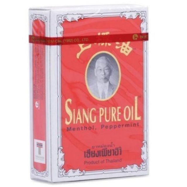 DẦU GIÓ THÁI LAN ĐỎ SIANG PURE OIL