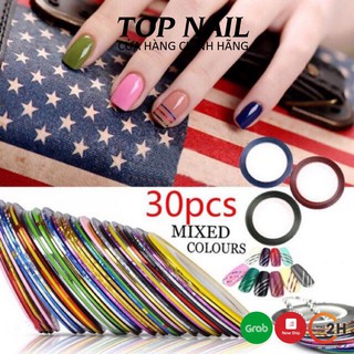 Set dây kim tuyến 30 cái trang trí móng