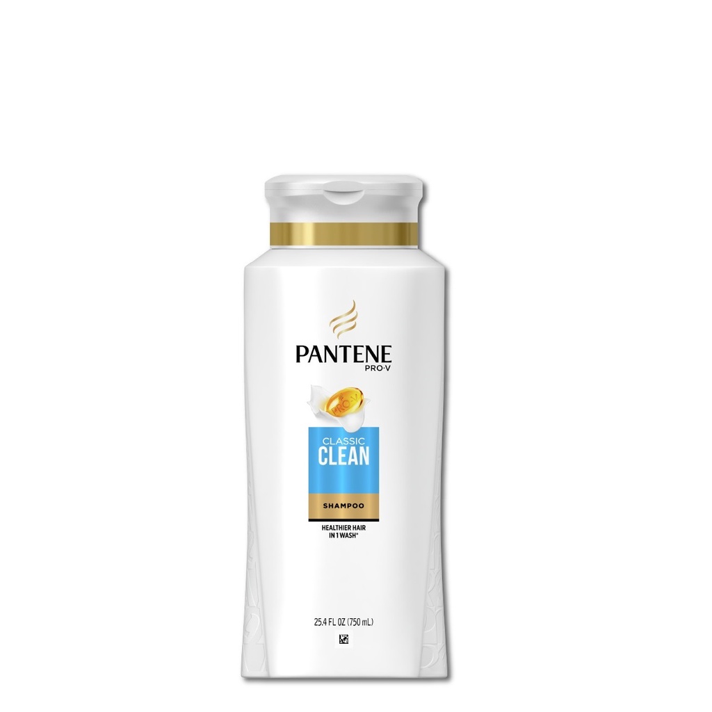 Dầu gội ngăn gãy rụng tóc và làm sạch sâu Pantene Pro V Classic Clean 700/750ml chính hãng Mỹ