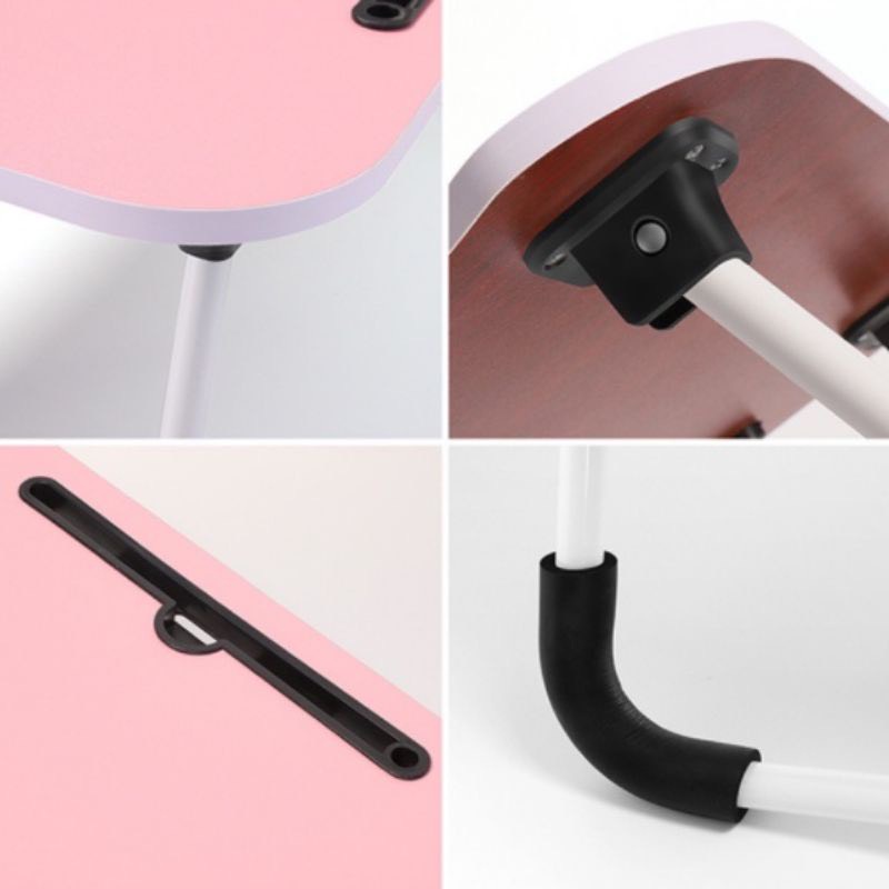 Bàn học làm việc gấp gọn thông minh có khe cắm điện thoại