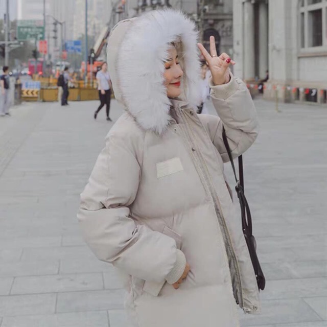 (CÓ SẴN Video+ảnh thật) Áo khoác phao đại hàn khoá ngực