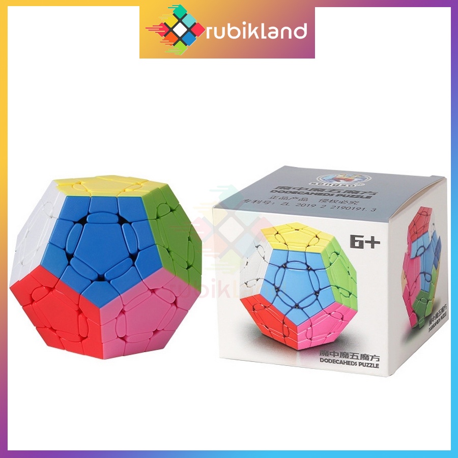 Rubik Biến Thể SengSo Crazy Megaminx Plus Dodecaheds Stickerless Rubic 12 Mặt Đồ Chơi Trí Tuệ Trẻ Em