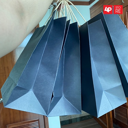 01 TÚI KRAFT XANH DƯƠNG ĐẬM 32X24X11CM - HỎA TỐC