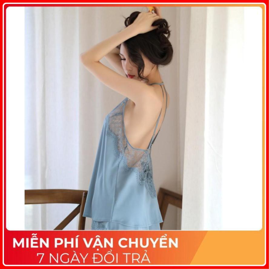 ĐỒ NGỦ CỔ YẾM 3 DÂY MD001 .