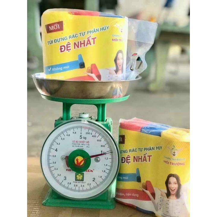 Túi cuộn Đựng Rác Tự Phân Hủy Thiên Long - Bảo vệ môi trường, Giá thành siêu rẻ, siêu tiết kiệm - Túi 1kg 3 cuộn