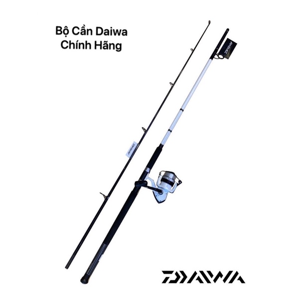 Bộ cần câu máy daiwa bộ cần câu siêu bạo lực trắng ngọc trinh