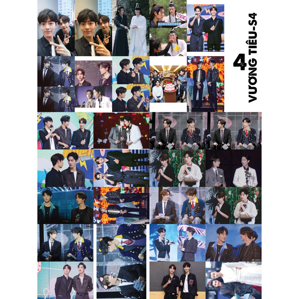 Combo 30 ảnh Vương Tiêu   6x9 ép nhựa siêu xinh