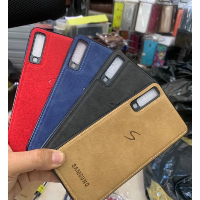 Ốp lưng samsung A750 dẻo vải da thời trang.