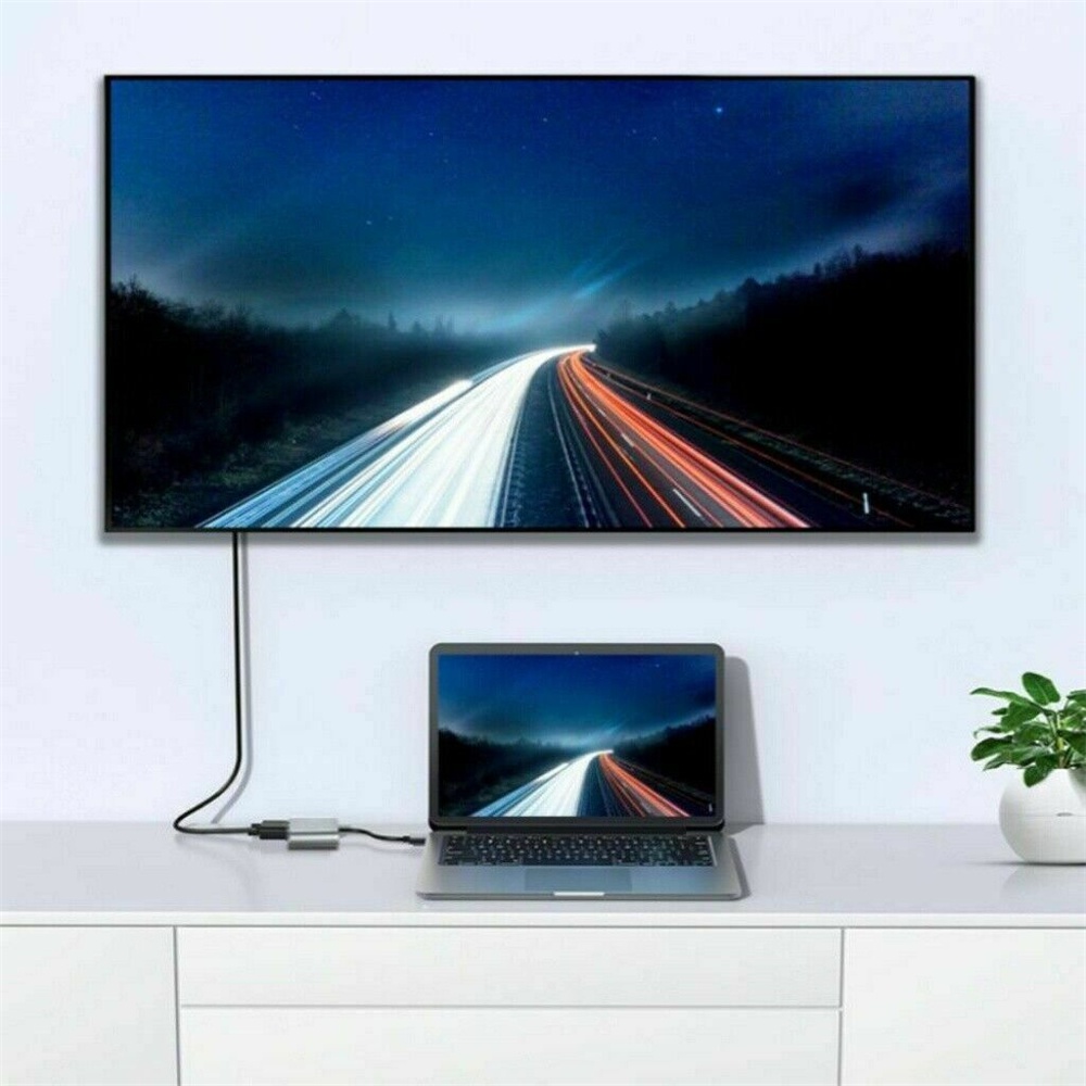 VIRWIR Bộ Chuyển Đổi Hub USB Type C Sang VGA HDMI USB 3.0 VGA 3.5mm USB3.0 4 Trong 1 Cho MacBook Pro Laptop Phone Điện Thoại