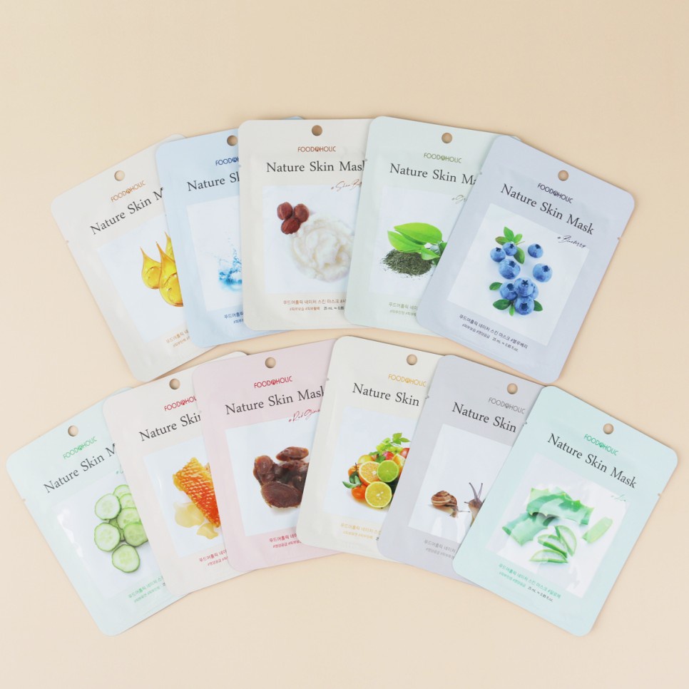 Set 30 mặt nạ dưỡng da Nature Skin Nourishing Mask Pack 23ml