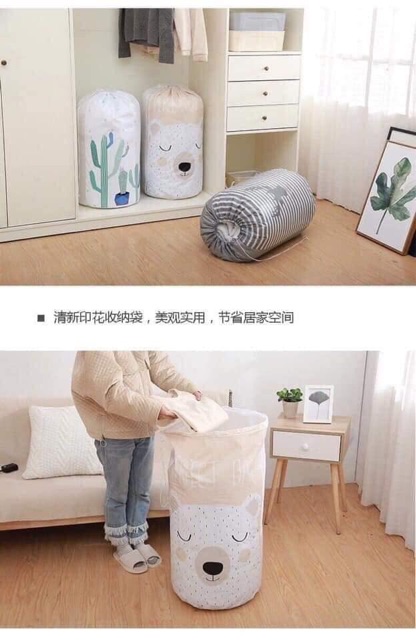 TÚI ĐỰNG CHĂN MÀN TÚI ĐỰNG QUẦN ÁO CHĂN GA CÓ DÂY RÚT SIÊU TIỆN DỤNG
