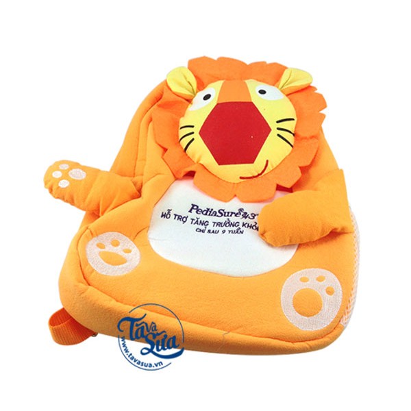 Balo vải cara hình sư tử cam cho bé