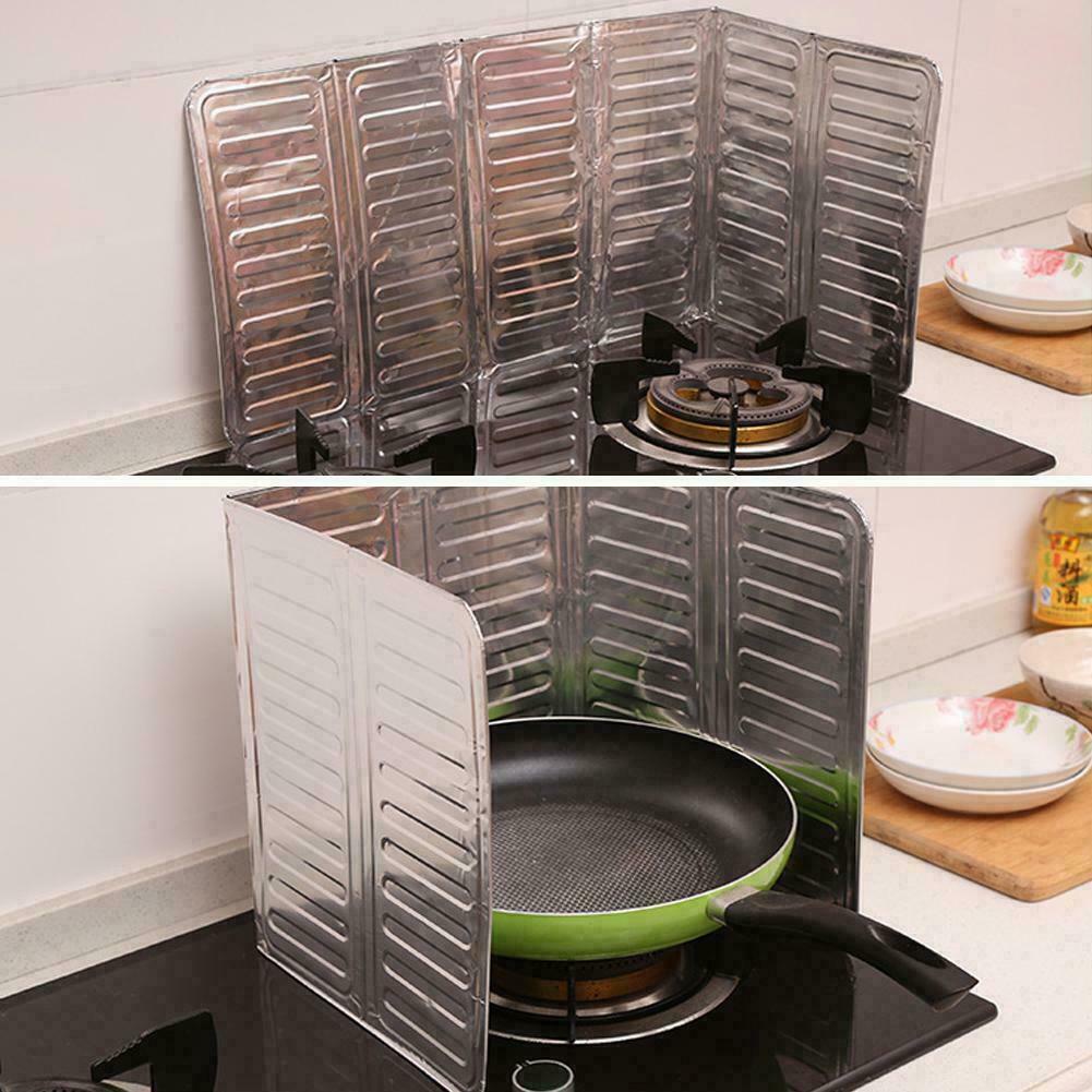 Tấm chắn bếp ga bằng lá nhôm chống văng dầu 33*28cm v5q6 j7c6 mới