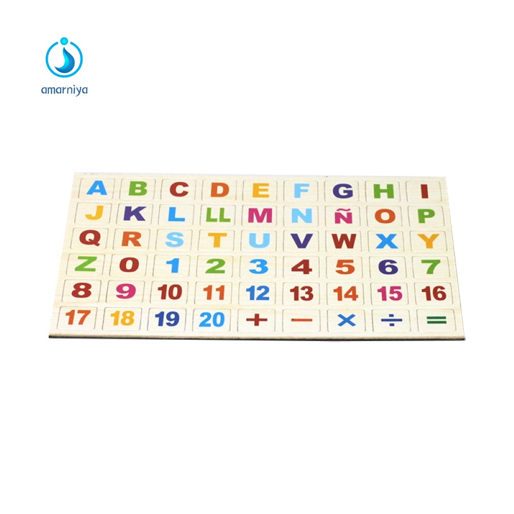 Bộ đồ chơi xếp hình chữ cái tiếng Nga 3D từ tính dành cho trẻ em