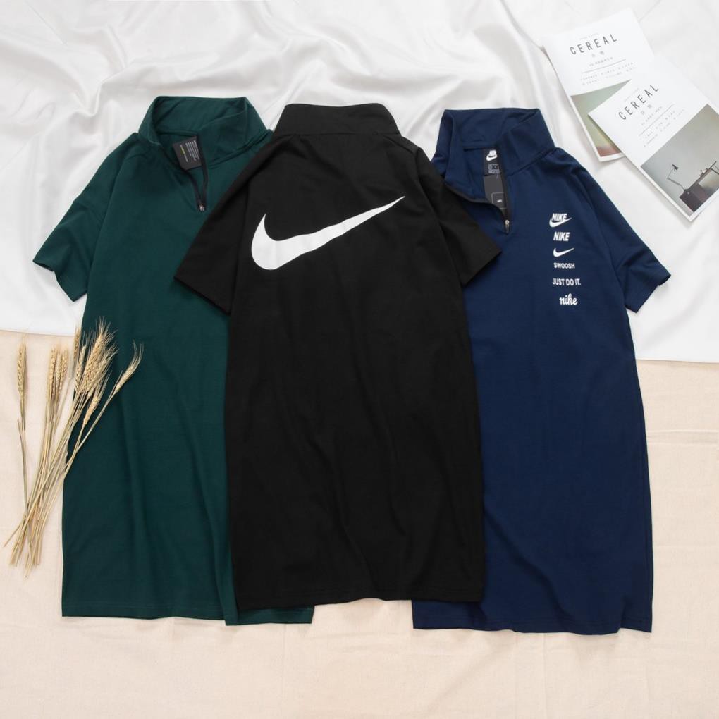 Váy đầm thun phông nữ unisex tay ngắn cổ tròn NIKE0033 VNXK (Hàng xuất Xịn) LOCAL BRAND 100% COTTON 4 CHIỀU_Lamenstore ་