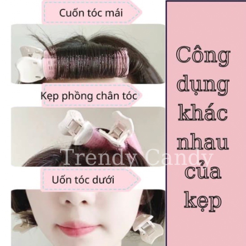 Kẹp uốn tóc làm phồng chân tóc LÔ TÓC MÁI