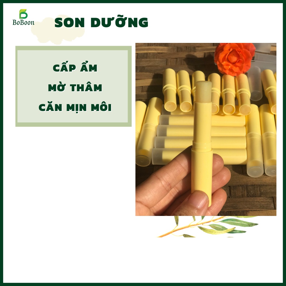 Son Dưỡng Môi Boboon Ngăn Thâm Môi, Mờ Thâm, Sáng Bóng, Dưỡng Ẩm