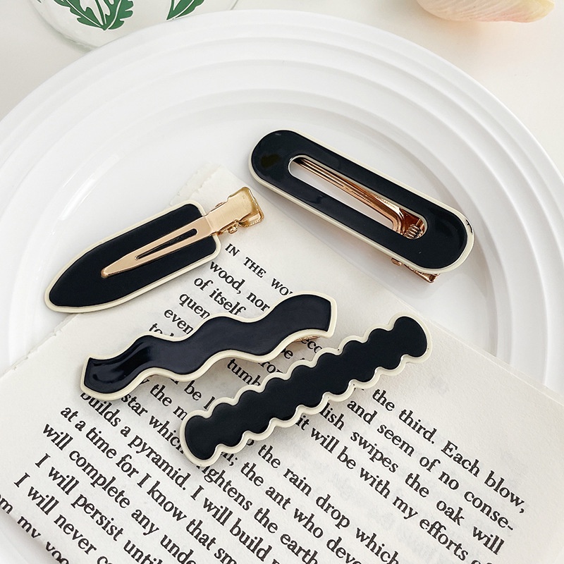 Kẹp tóc mỏ vịt SEAGLOCA bằng acrylic cổ điển cho nữ