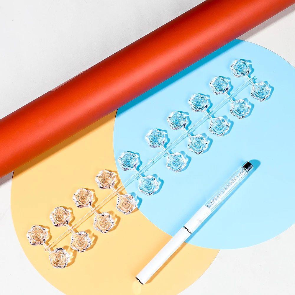 Giá Đỡ Trưng Bày Móng Tay Giả Nghệ Thuật Hình Hoa Hồng Dành Cho Nữ