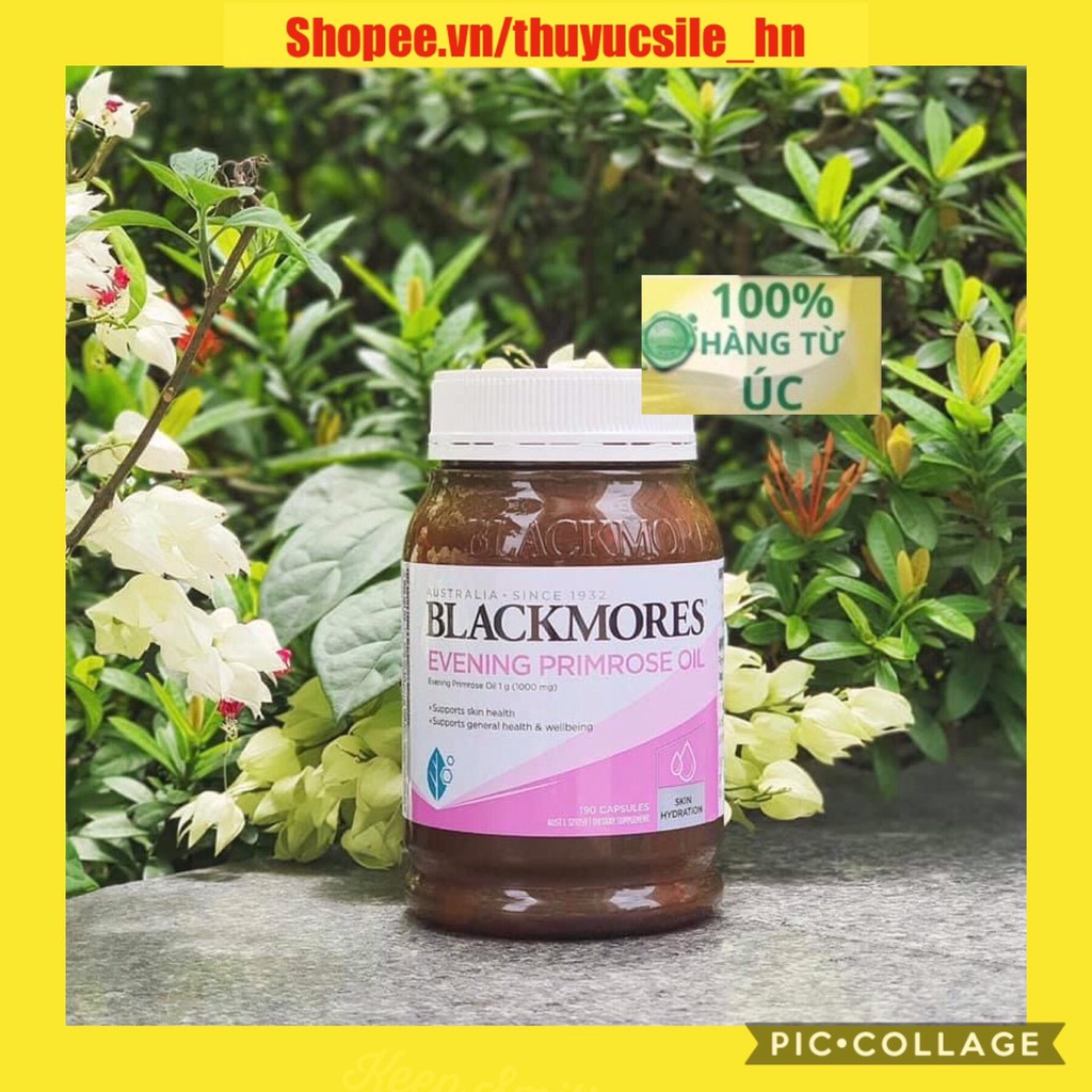 (Date 2023 - Mẫu mới) Viên uống Tinh dầu Hoa Anh Thảo Blackmores Evening Primrose Oil Úc 190 viên