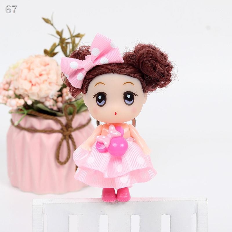 Bán trực tiếp tại nhà máy Phiên bản Hàn Quốc của búp bê bối rối 9 cm Hengchao Móc khóa Barbie công chúa đám