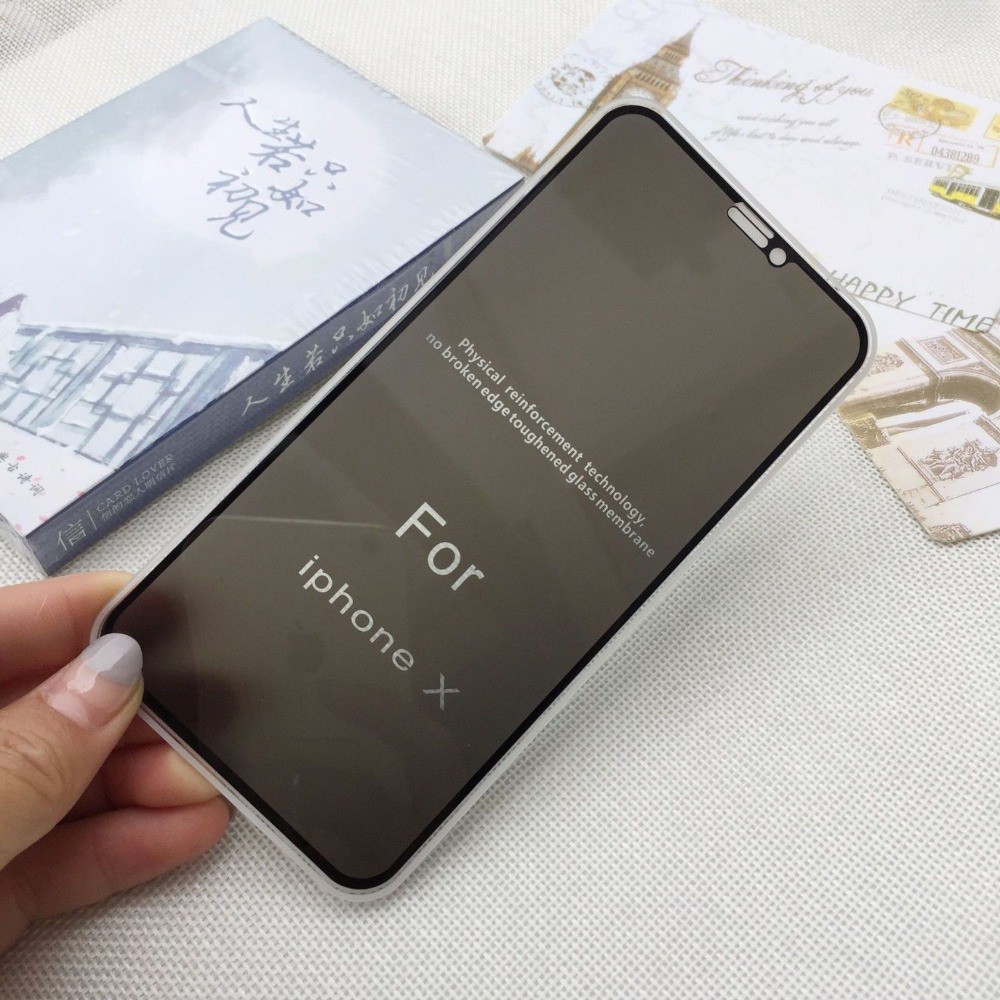 Kính Cường Lực Chống Nhìn Trộm Tiện Lợi Cho Iphone X Xr Xs 11 Pro Max 6 6s 7 8 Plus Se 2020
