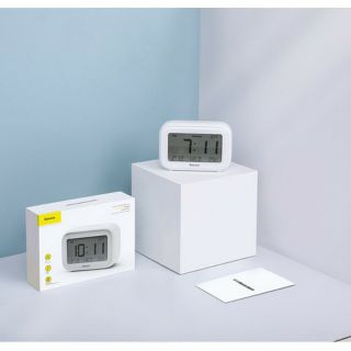 ĐỒNG HỒ ĐỂ BÀN BASEUS SUBAI ĐO NHIỆT ĐỘ - BÁO THỨC CHÍNH HÃNG