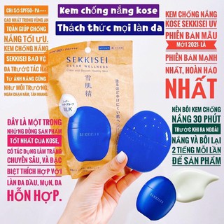 Kem chống nắng Kosé Sekkisei Clear Wellness SPF 50+ PA ++++ 50ml