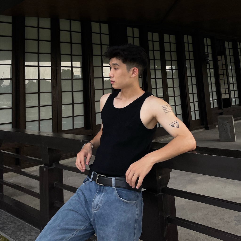 Áo Thun Ba Lỗ Nam Dáng Ôm LIDER Classic Tank Top, Chất Cotton Thun Tăm 4 màu