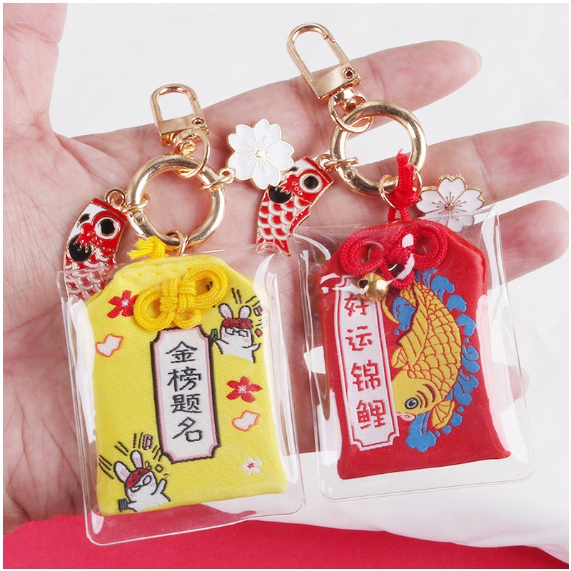 Móc Khóa Hình Mèo Cầu May Mắn Xinh Xắn