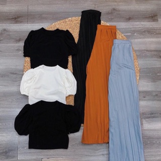 ❤️ SET ÁO TAY PHỒNG + QUẦN DẬP LY #250k 📌 Ảnh trải sàn là hình thật