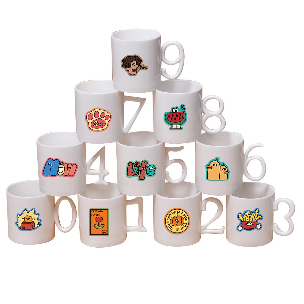 Bộ 50 Miếng Dán Graffiti Chống Thấm Nước Dùng Trang Trí Vali, Guitar, Guitar