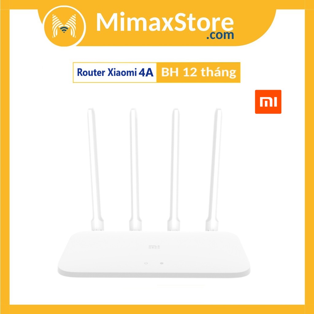 Bộ Phát Sóng Wifi Mi Router 4A I Hàng Chính Hãng l Bảo Hành 12 Tháng